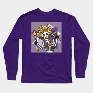 Aztec Skeleton Long Sleeve T-Shirt